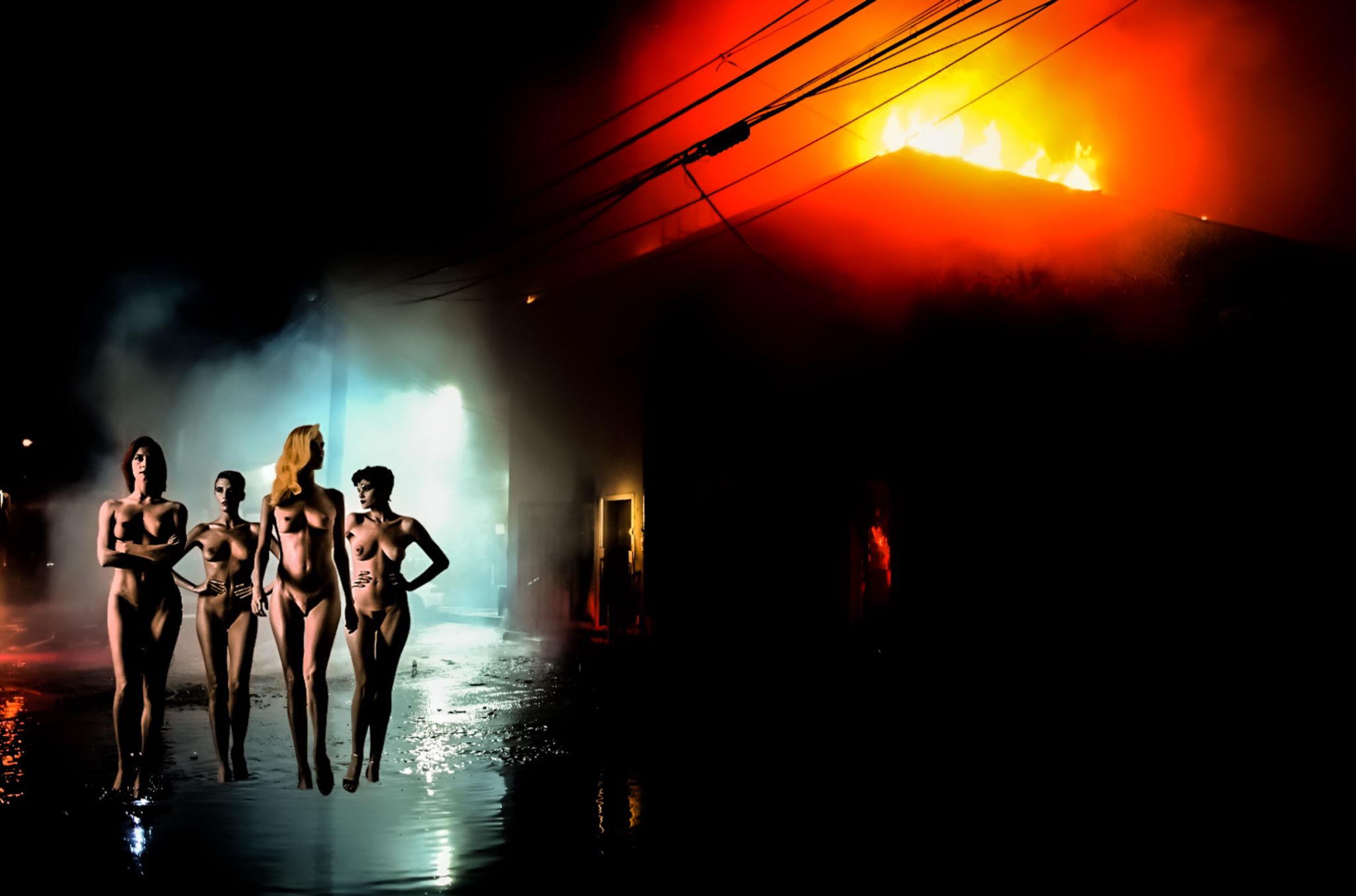 Naked in Burning City